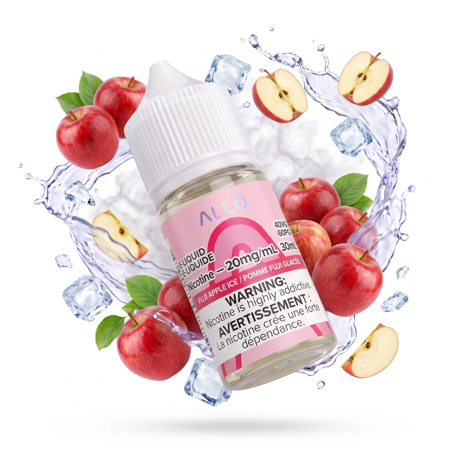FUJI APPLE ICE ALLO e-liquid bottle