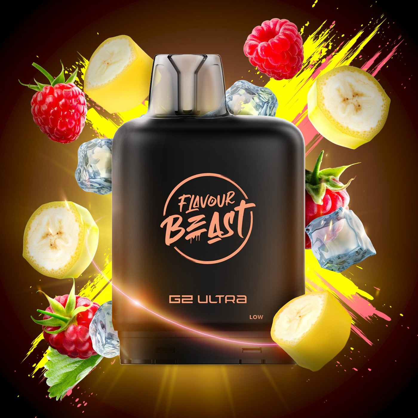 BANANA RASPBERRY (ICED) LEVEL X G2 ULTRA 50K POD pod