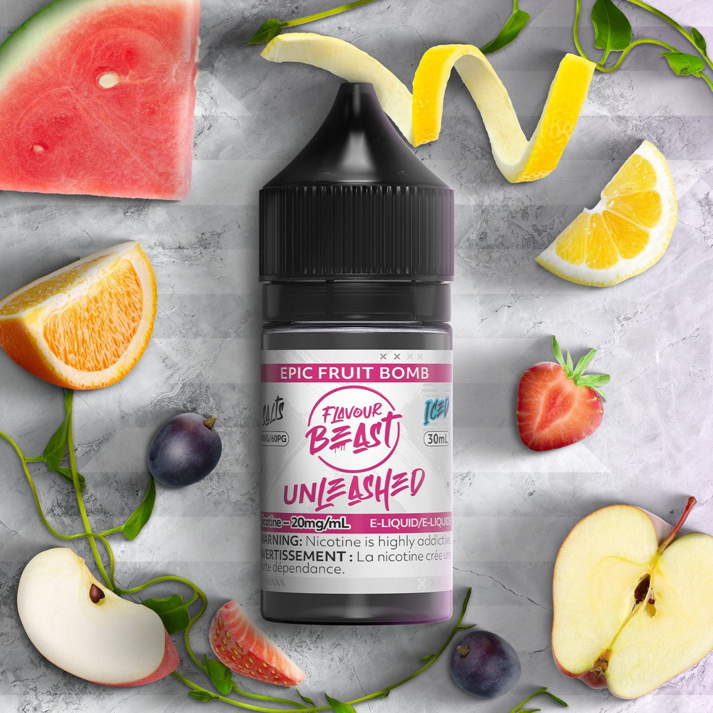 EPIC FRUIT BOMB FLAVOUR BEAST 30mL salt nic e-liquid