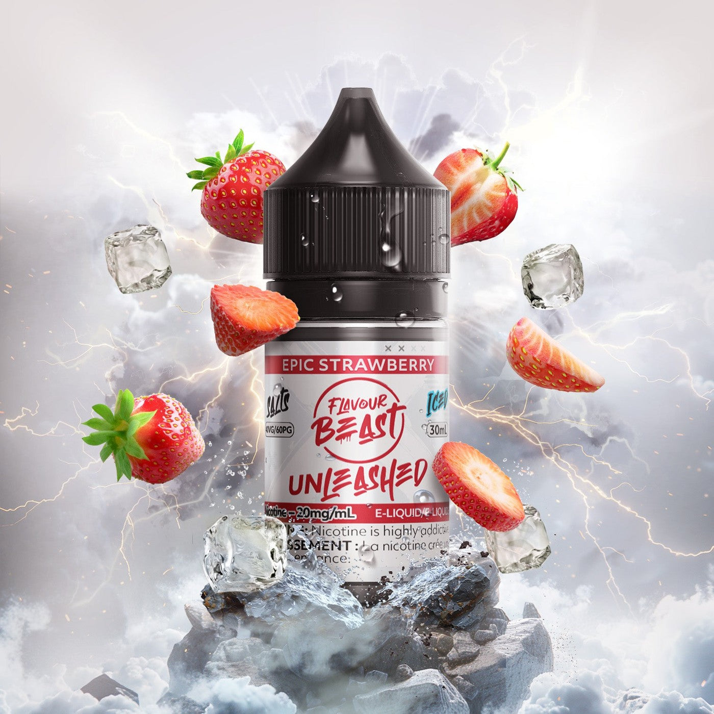 EPIC STRAWBERRY FLAVOUR BEAST 30mL salt nic e-liquid