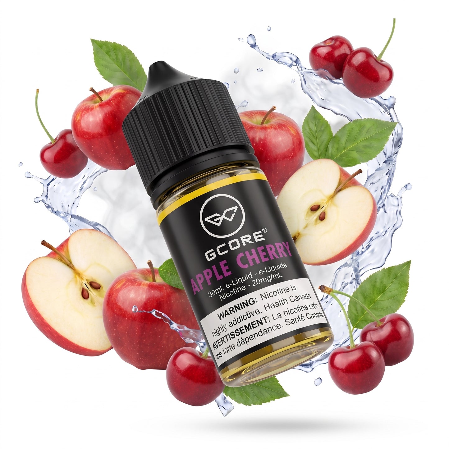 APPLE CHERRY GCORE e-liquid bottle