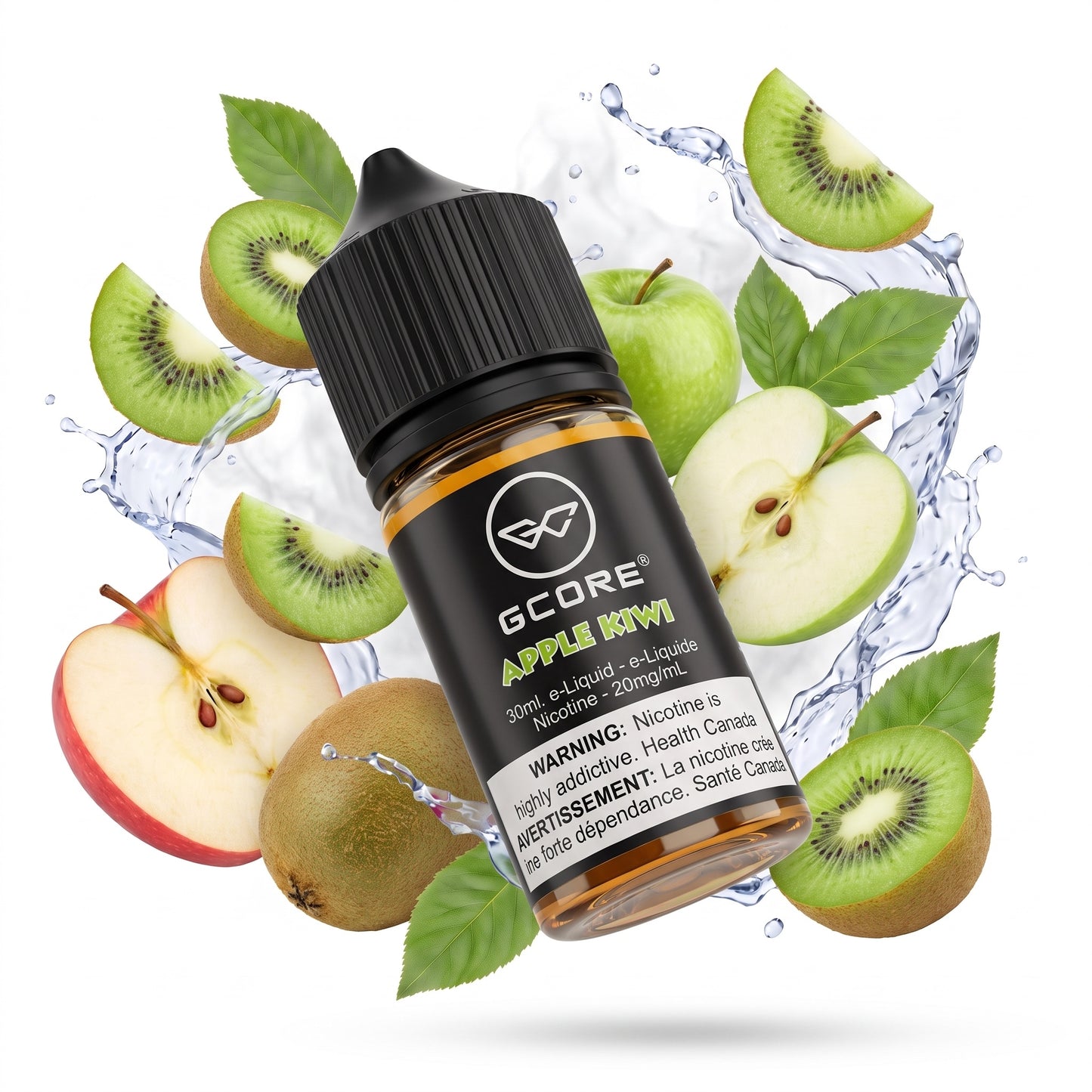 APPLE KIWI GCORE e-liquid bottle