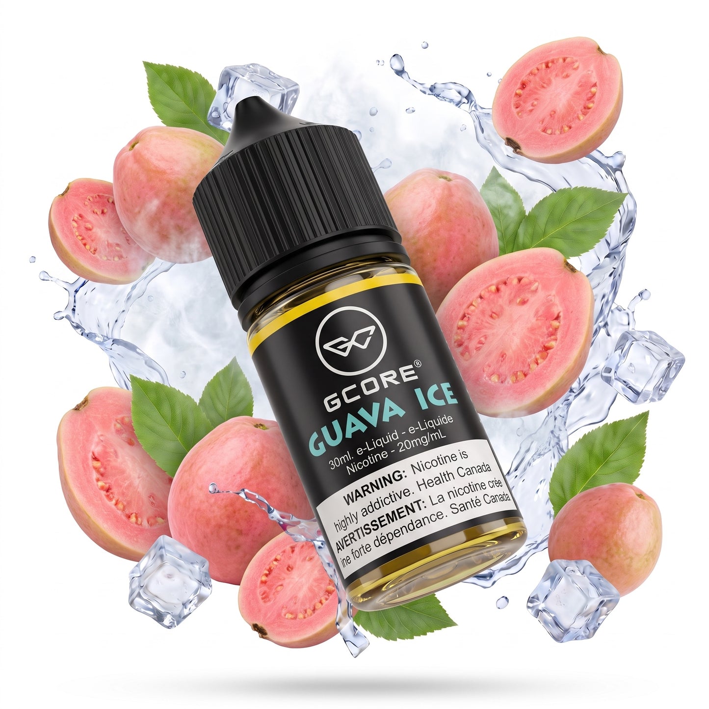GUAVA ICE GCORE e-liquid bottle