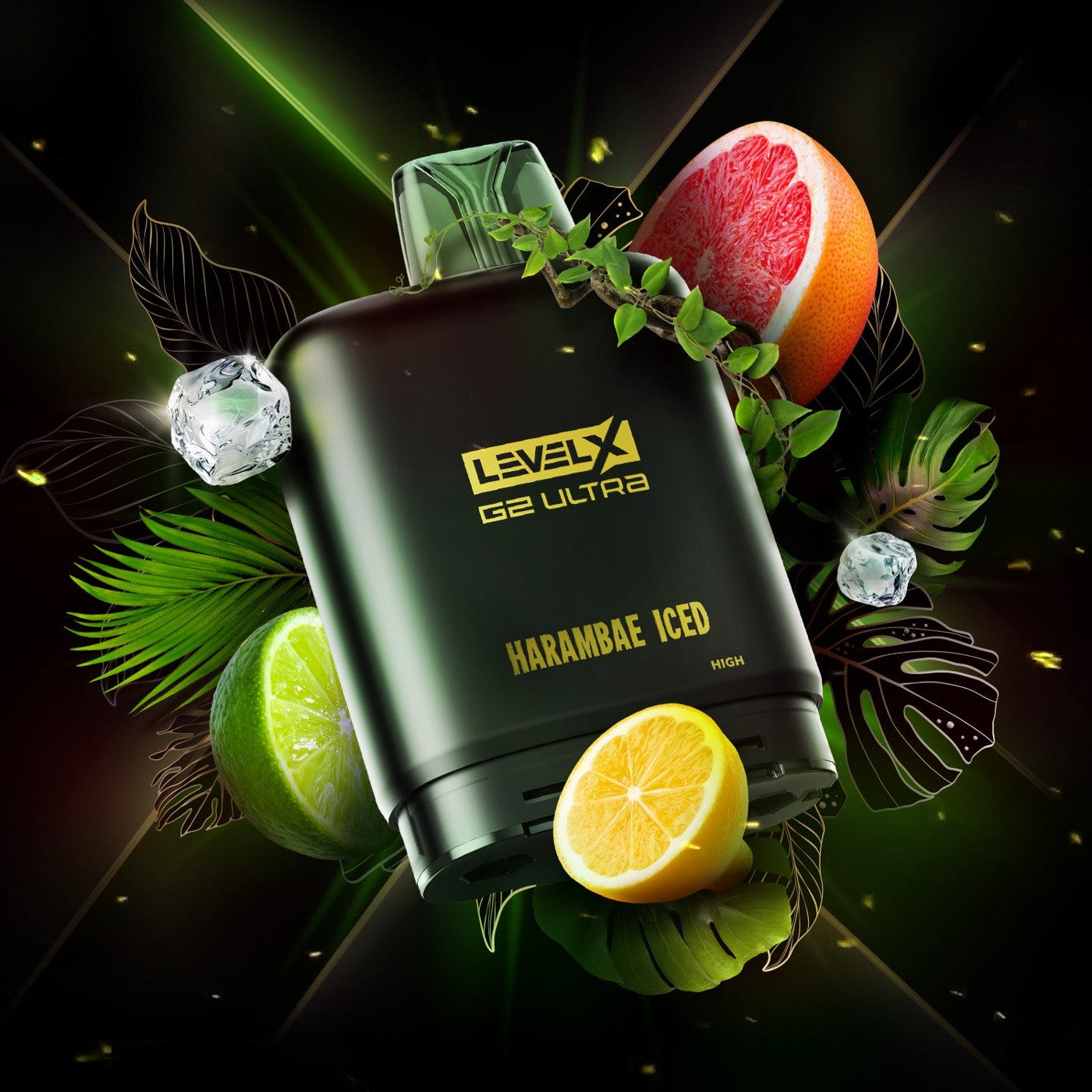 HARAMBAE ICED LEVEL X G2 ULTRA 50K POD pod