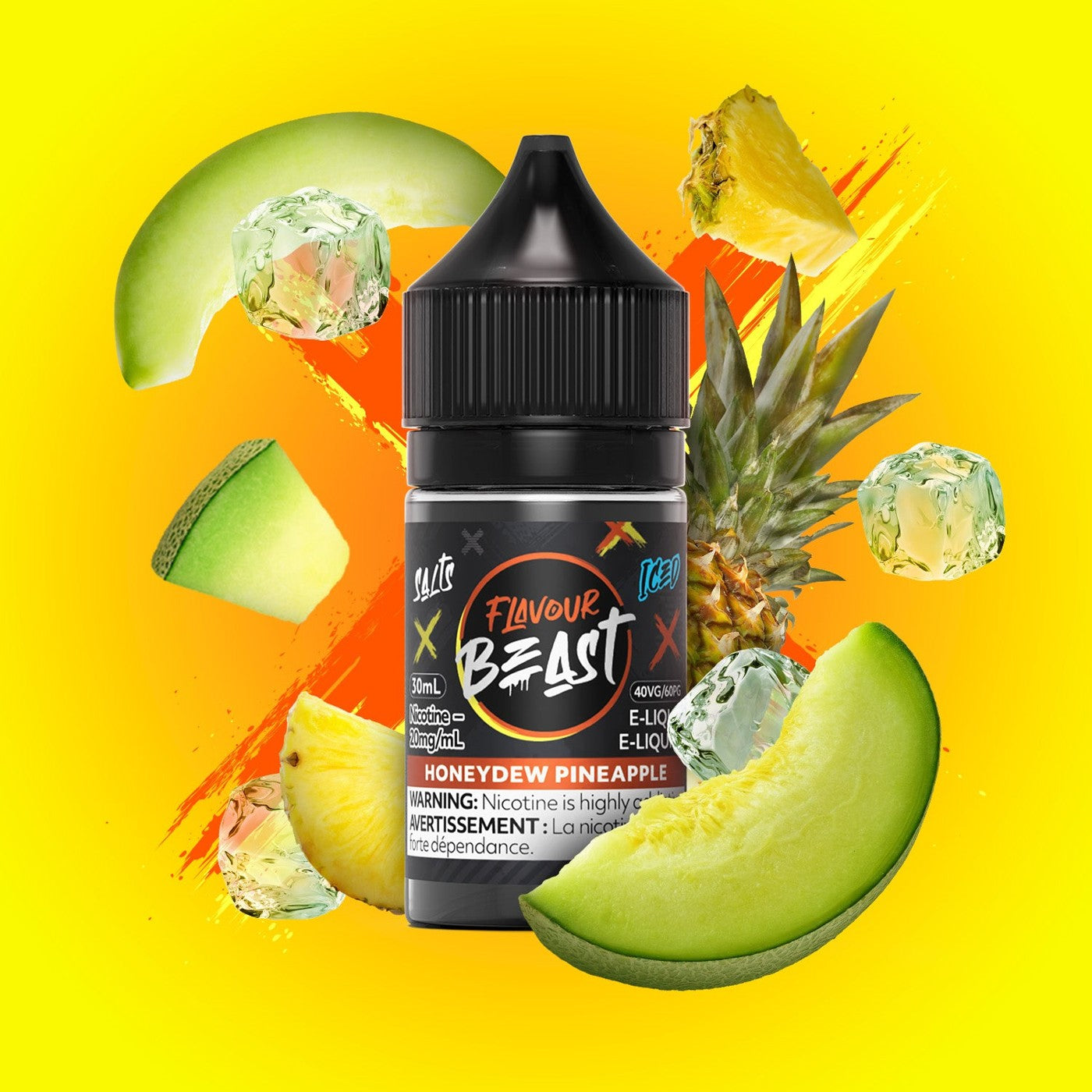 HONEYDEW PINEAPPLE ICED FLAVOUR BEAST 30mL salt nic e-liquid