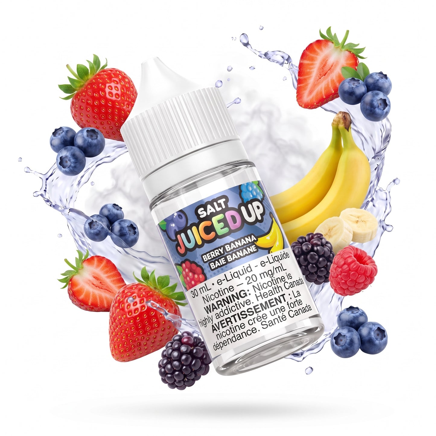 BERRY BANANA JUICED UP e-liquid bottle