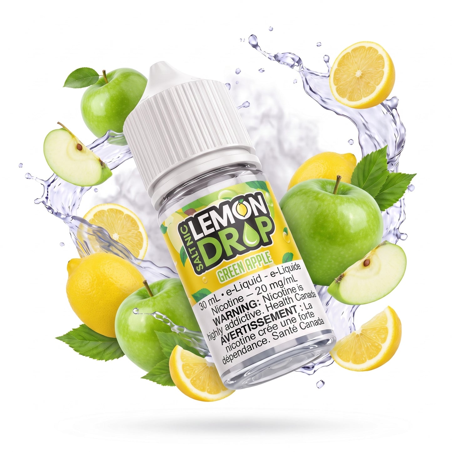 GREEN APPLE LEMON DROP e-liquid bottle