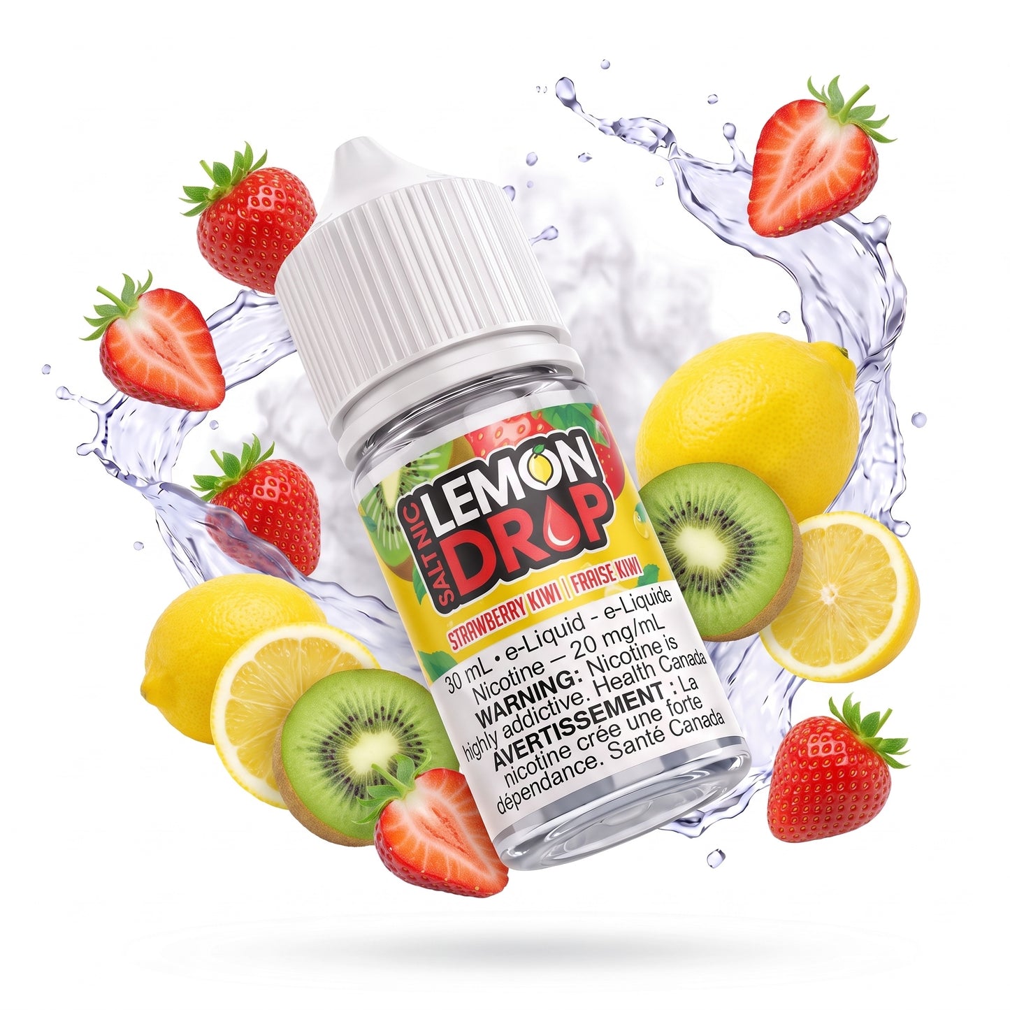 STRAWBERRY KIWI LEMON DROP e-liquid bottle