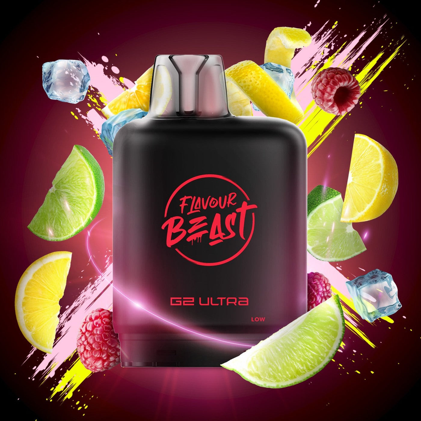 MTN CITRUS RASPBERRY (ICED) LEVEL X G2 ULTRA 50K POD pod