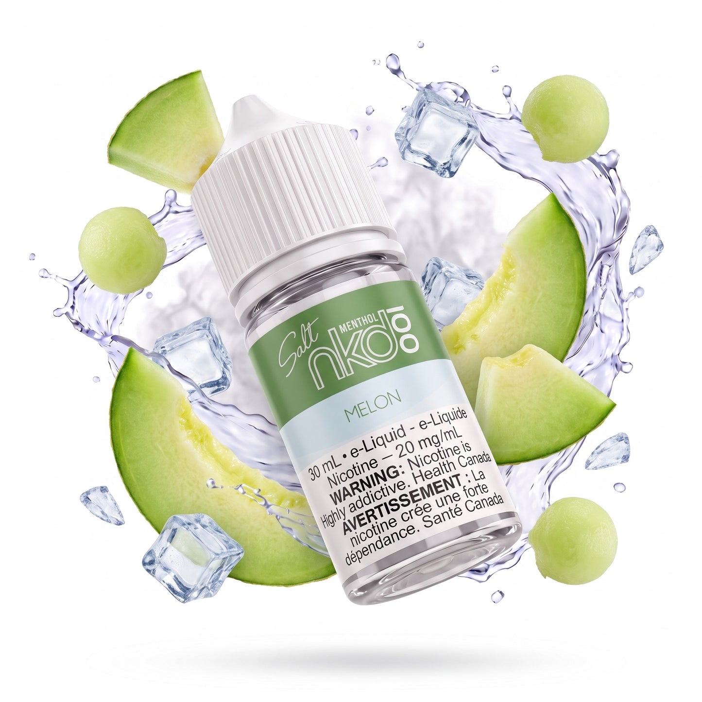 MELON NAKED 100 SALT e-liquid bottle