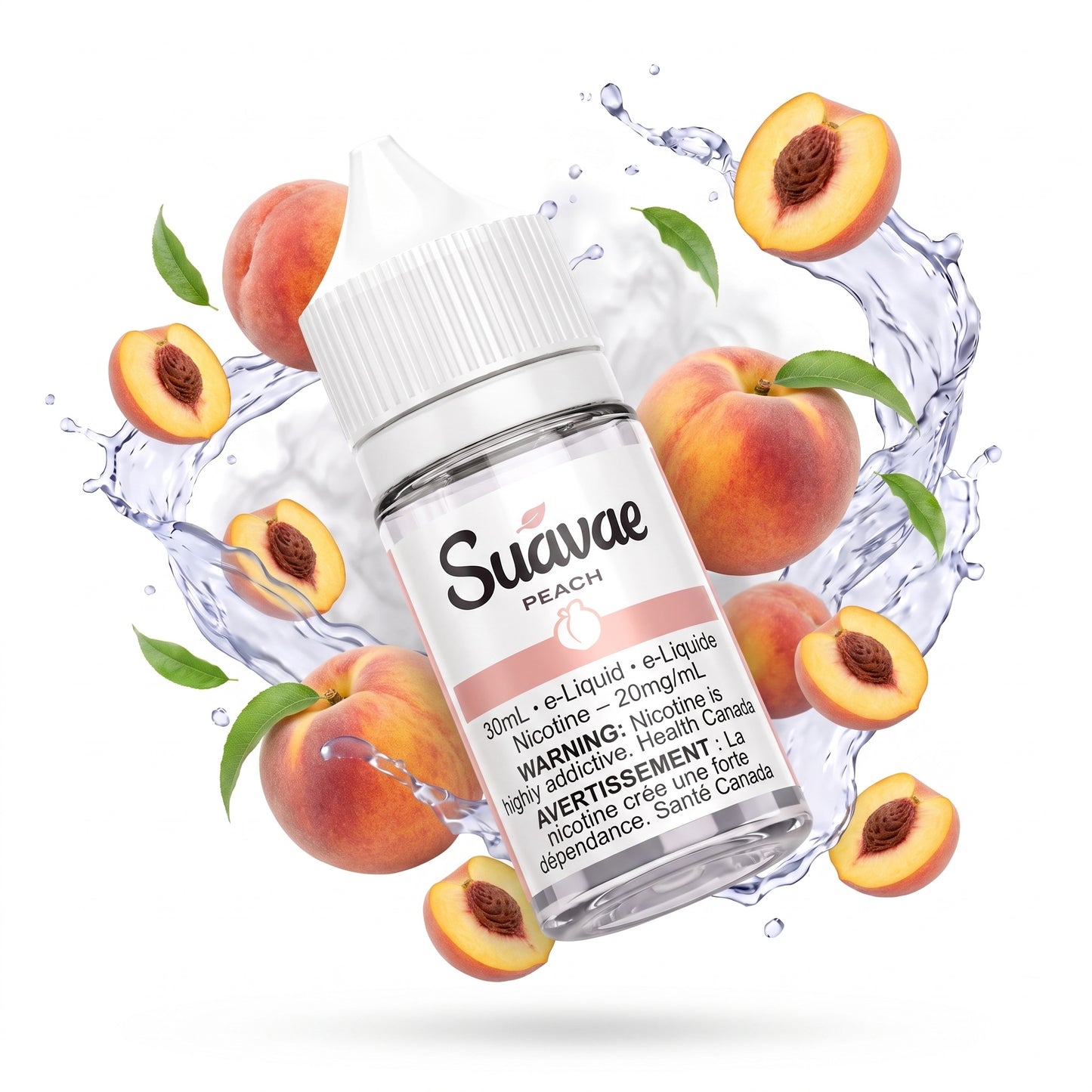 PEACH SUAVAE e-liquid bottle