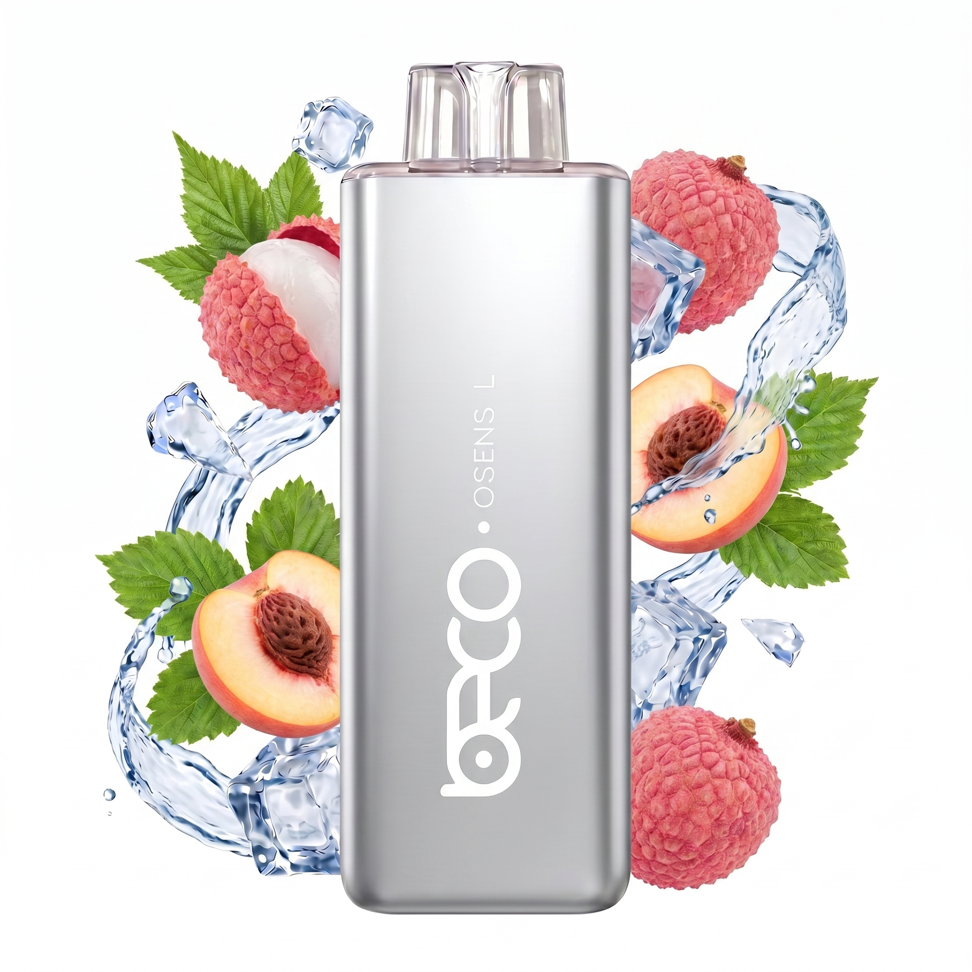 Beco Slim Lychee Peach Ice Hybrid disposable vape