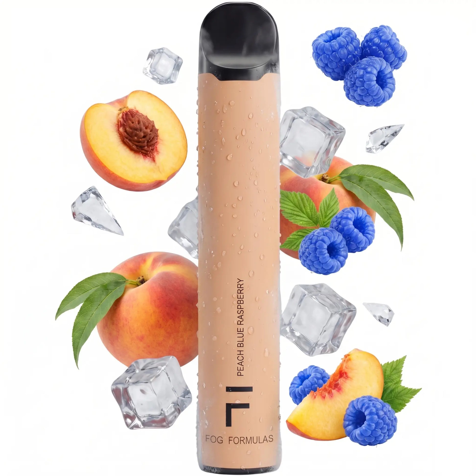 Fog Formulas Peach Blue Raspberry disposable vape