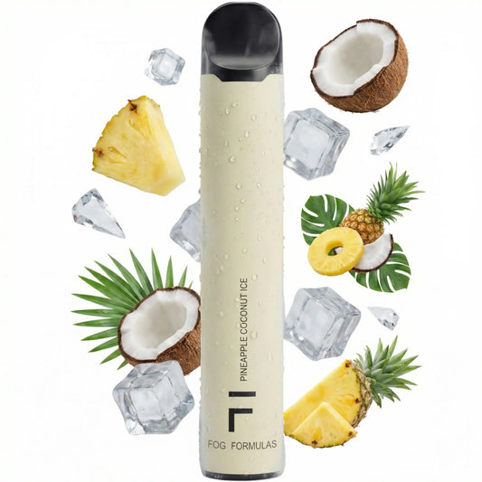 Fog Formulas Pineapple Coconut Ice disposable vape