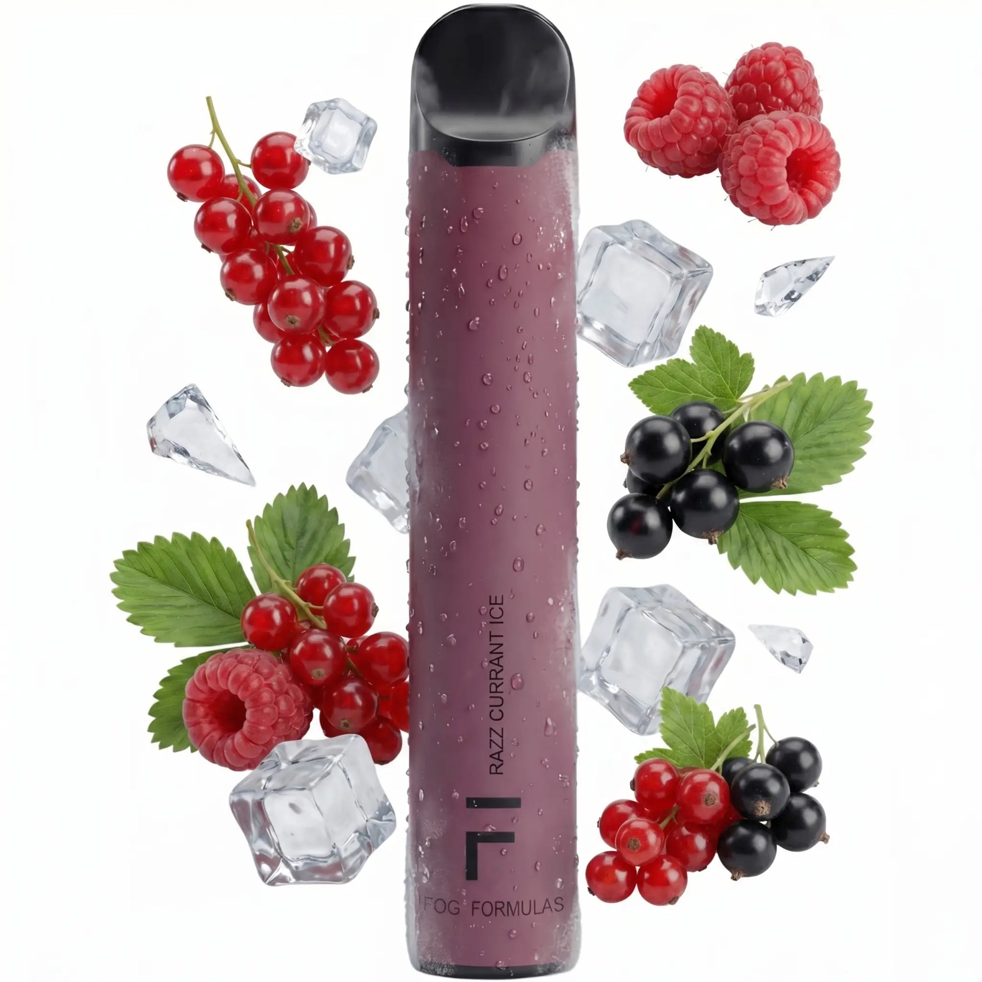 Fog Formulas Razz Currant Ice disposable vape