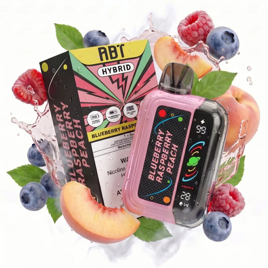 Blueberry Raspberry Peach ABT Hybrid disposable vape