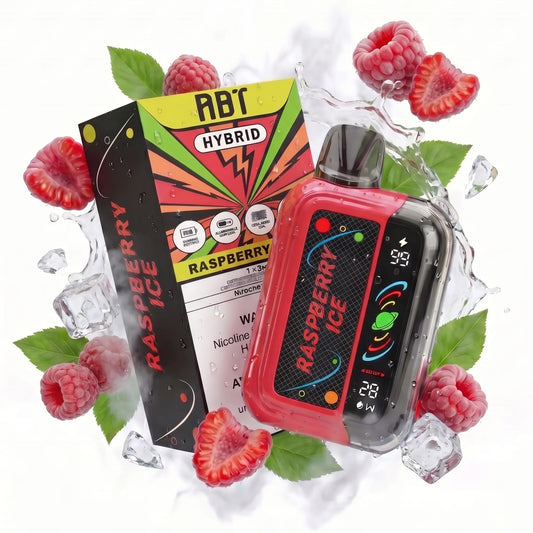 Raspberry Ice ABT Hybrid disposable vape