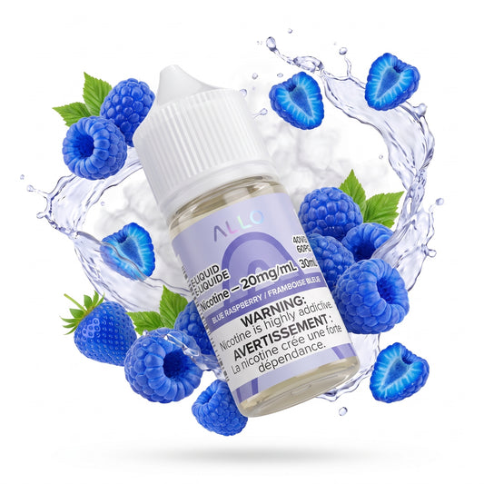 BLUE RASPBERRY ALLO e-liquid bottle
