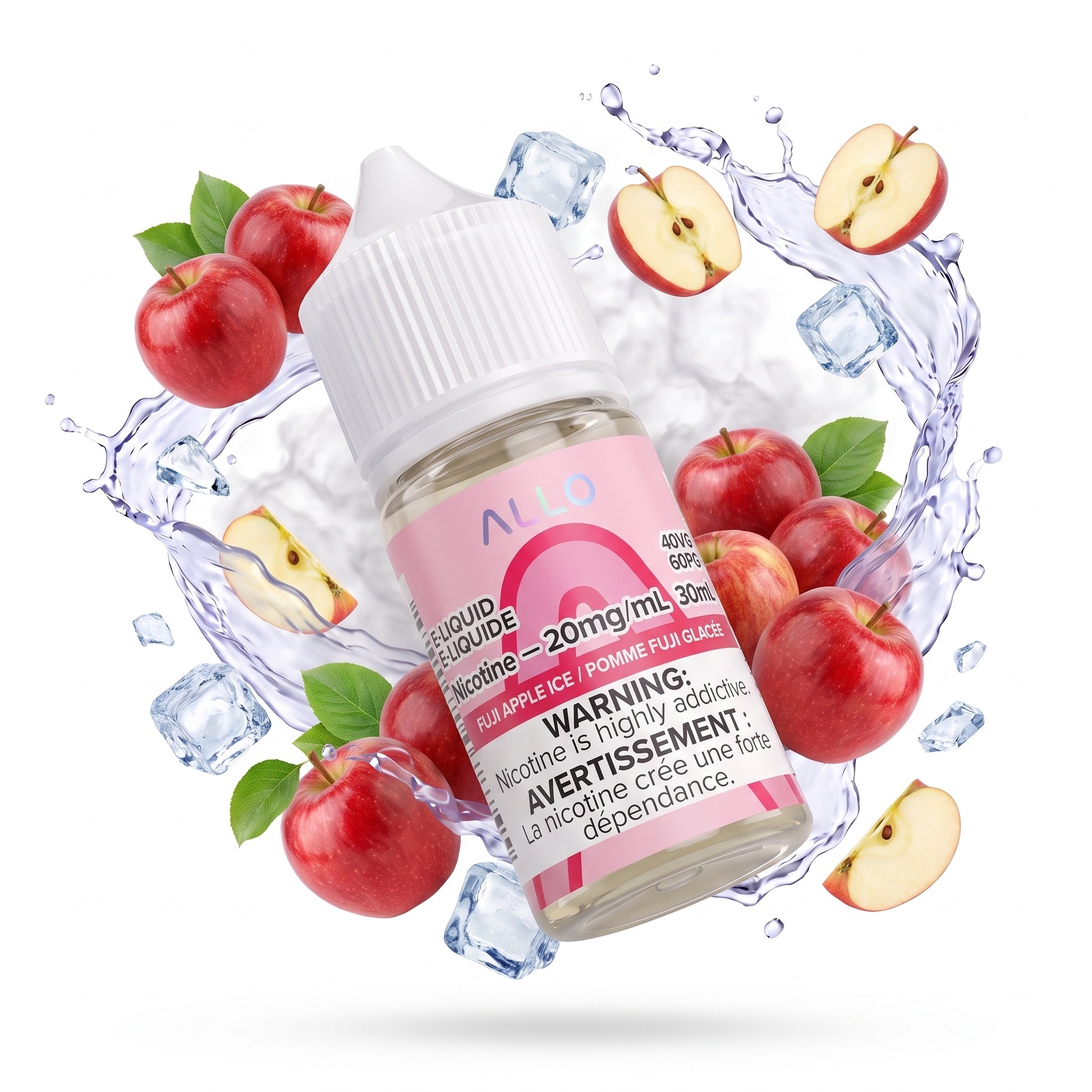 FUJI APPLE ICE ALLO e-liquid bottle