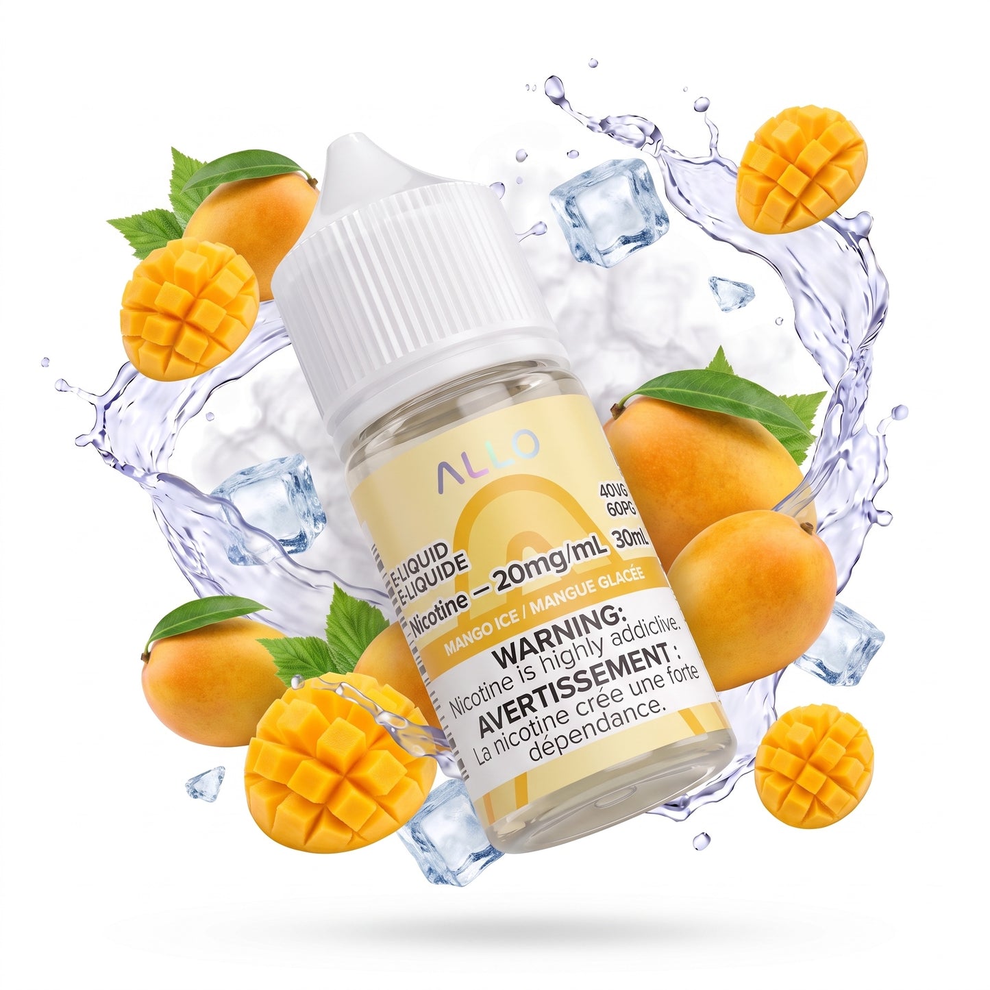 MANGO ICE ALLO e-liquid bottle