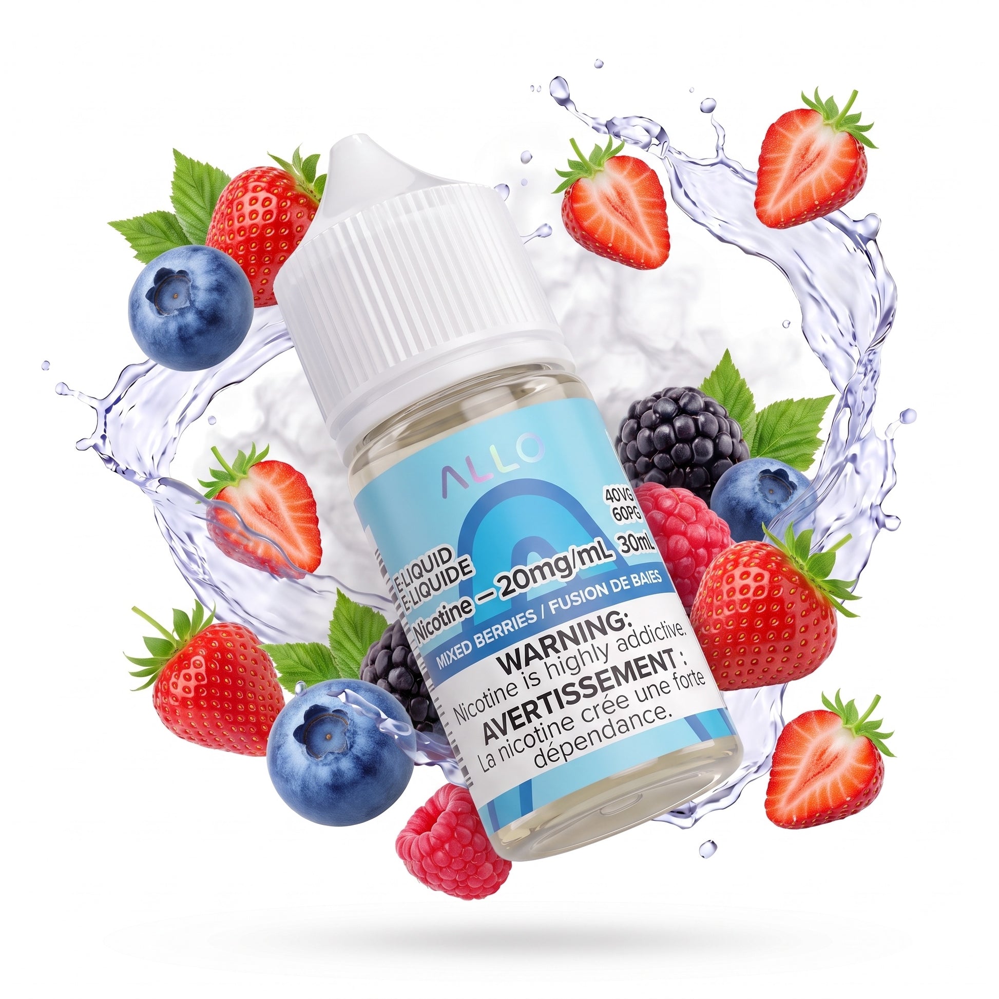 MIXED BERRIES ALLO e-liquid bottle
