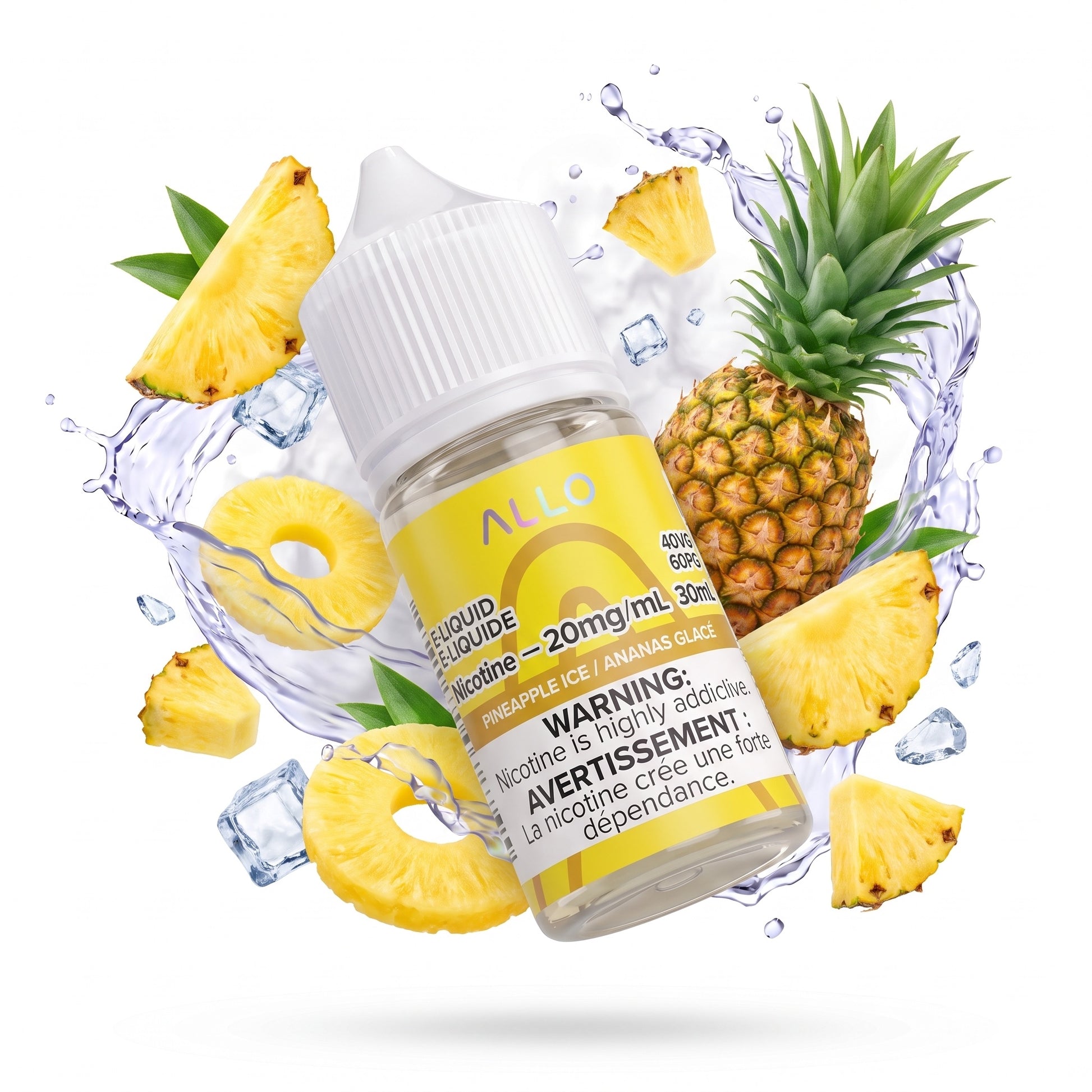 PINEAPPLE ICE ALLO e-liquid bottle