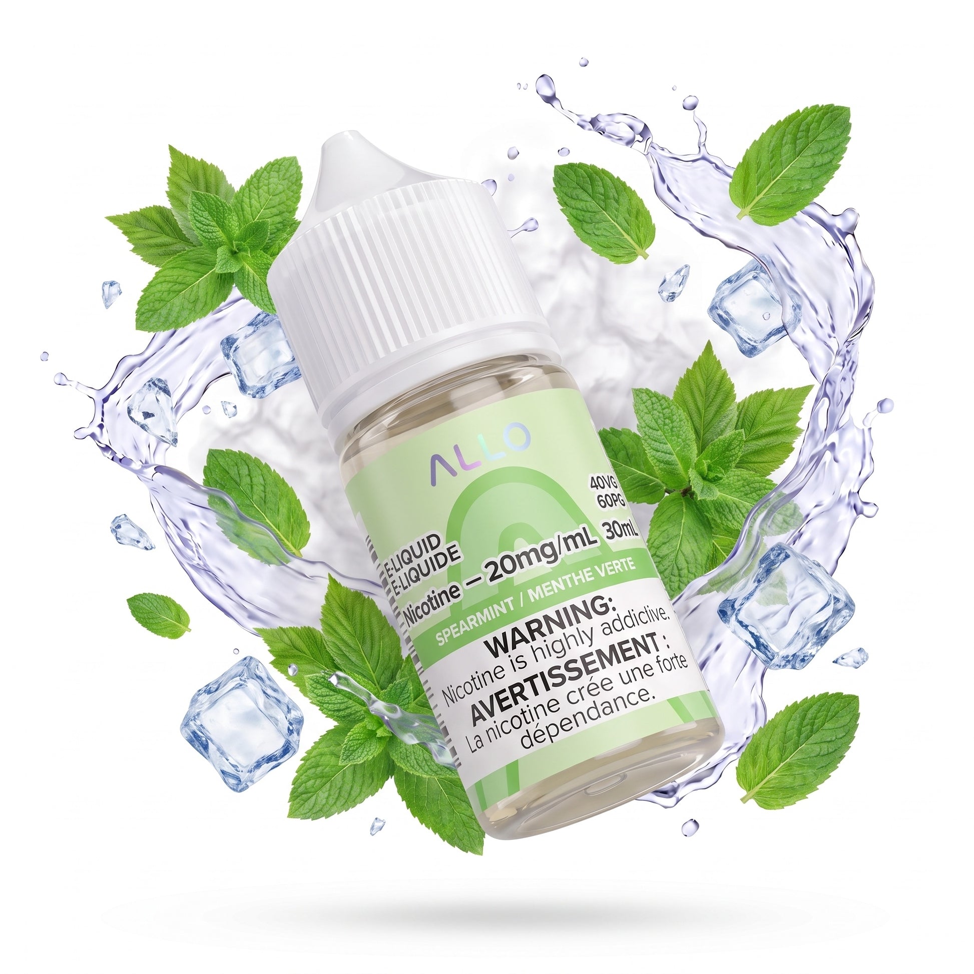 SPEARMINT ALLO e-liquid bottle