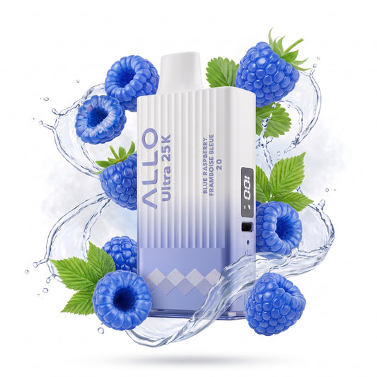 BLUE RASPBERRY ALLO ULTRA 25K disposable vape