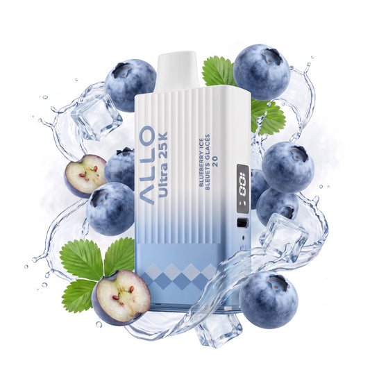 BLUEBERRY ICE ALLO ULTRA 25K disposable vape