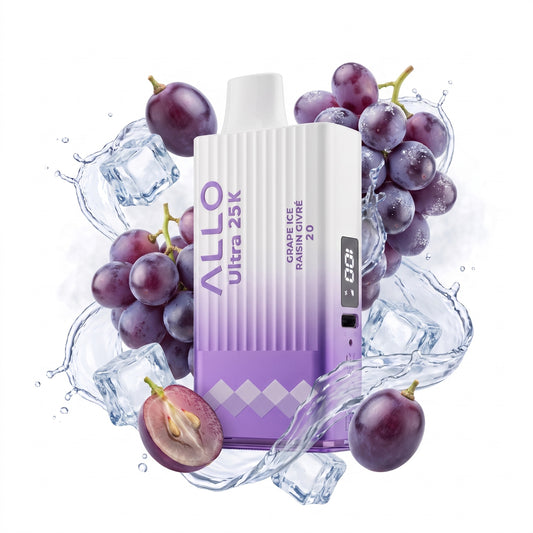 GRAPE ICE ALLO ULTRA 25K disposable vape