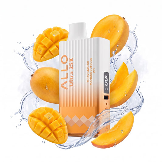 JUICY MANGO ALLO ULTRA 25K disposable vape