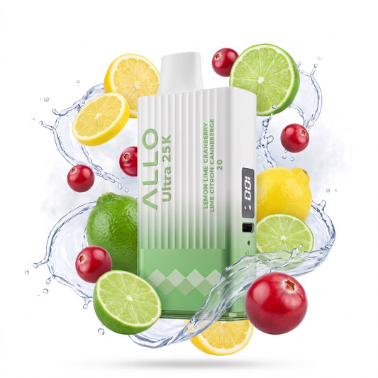 LEMON LIME CRANBERRY ALLO ULTRA 25K disposable vape