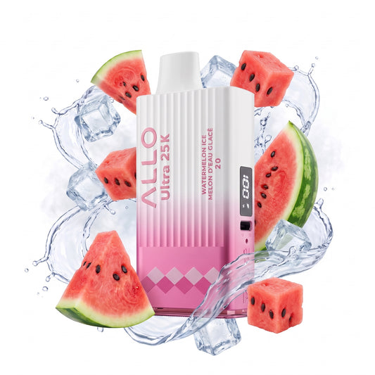 WATERMELON ICE ALLO ULTRA 25K disposable vape