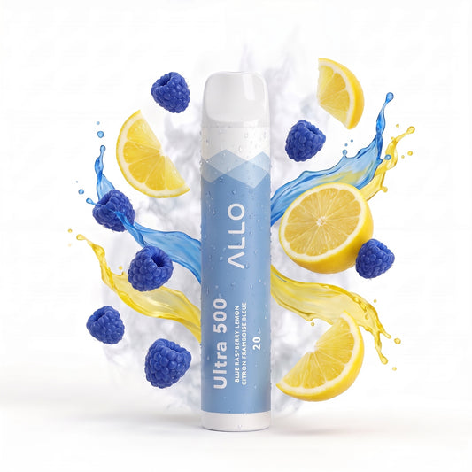 BLUE RASPBERRY LEMON ALLO ULTRA 500 disposable vape
