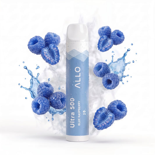 BLUE RASPBERRY ALLO ULTRA 500 disposable vape