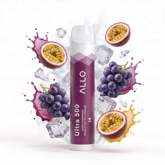 GRAPE PASSIONFRUIT ALLO ULTRA 500 disposable vape