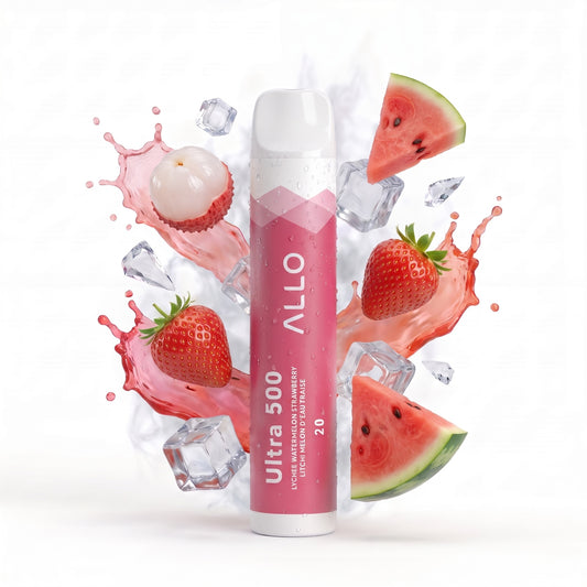 LYCHEE WATERMELON STRAWBERRY ALLO ULTRA 500 disposable vape