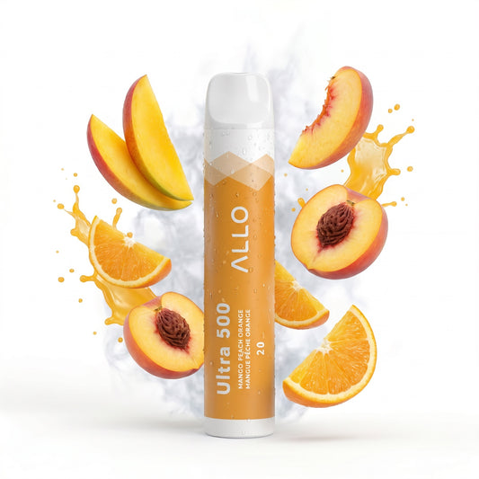 MANGO PEACH ORANGE ALLO ULTRA 500 disposable vape