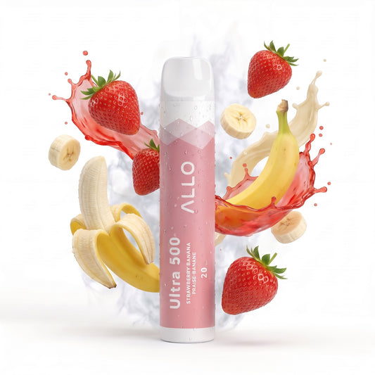 STRAWBERRY BANANA ALLO ULTRA 500 disposable vape