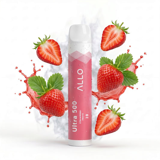STRAWBERRY ALLO ULTRA 500 disposable vape