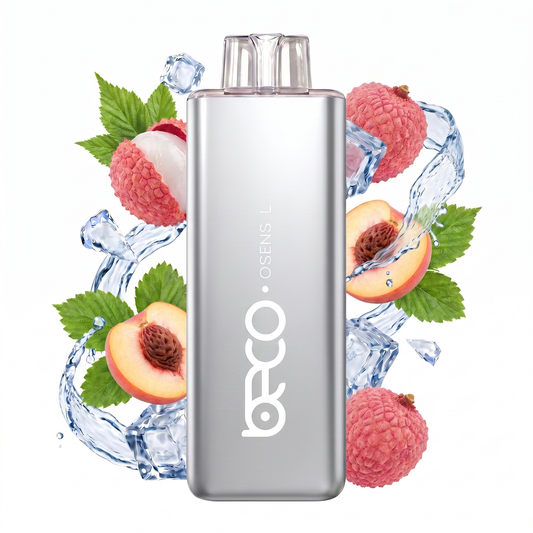 Lychee Peach Ice Hybrid Beco Slim disposable vape