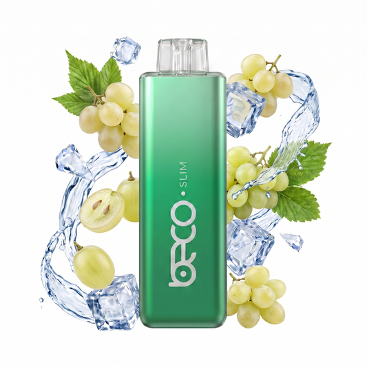 White Grape Hybrid Beco Slim disposable vape