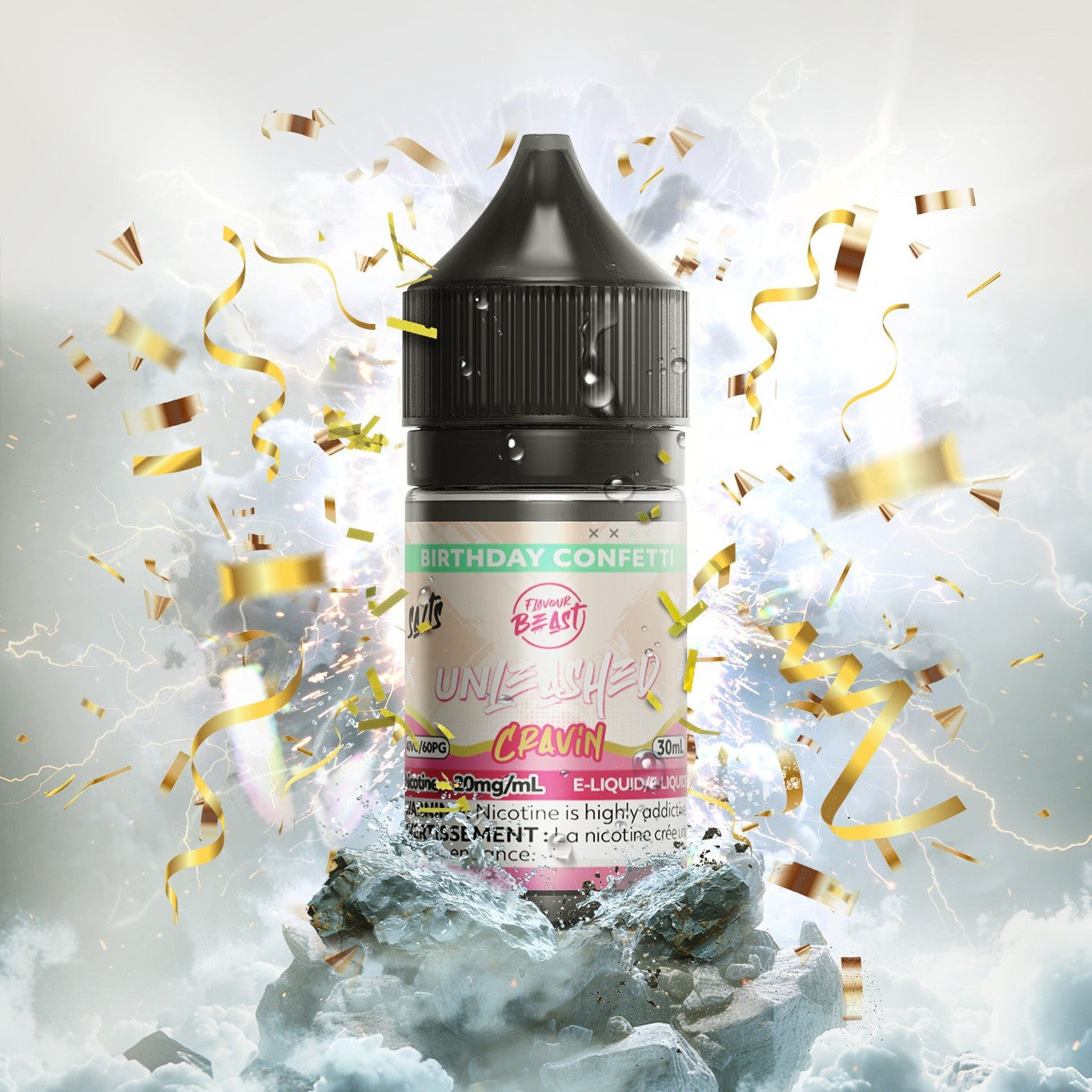 BIRTHDAY CONFETTI FLAVOUR BEAST 30mL salt nic e-liquid