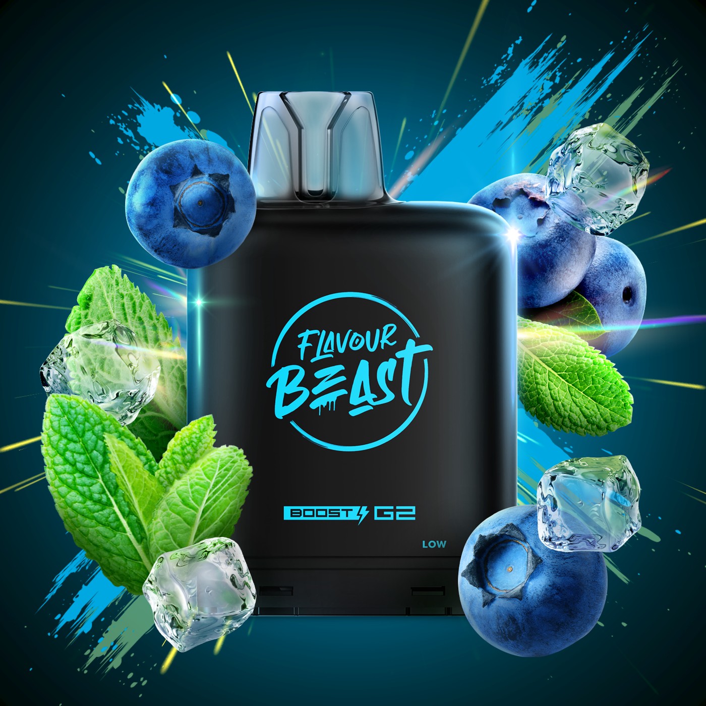BLESSED BLUEBERRY MINT LEVEL X BOOST G2 32K POD pod