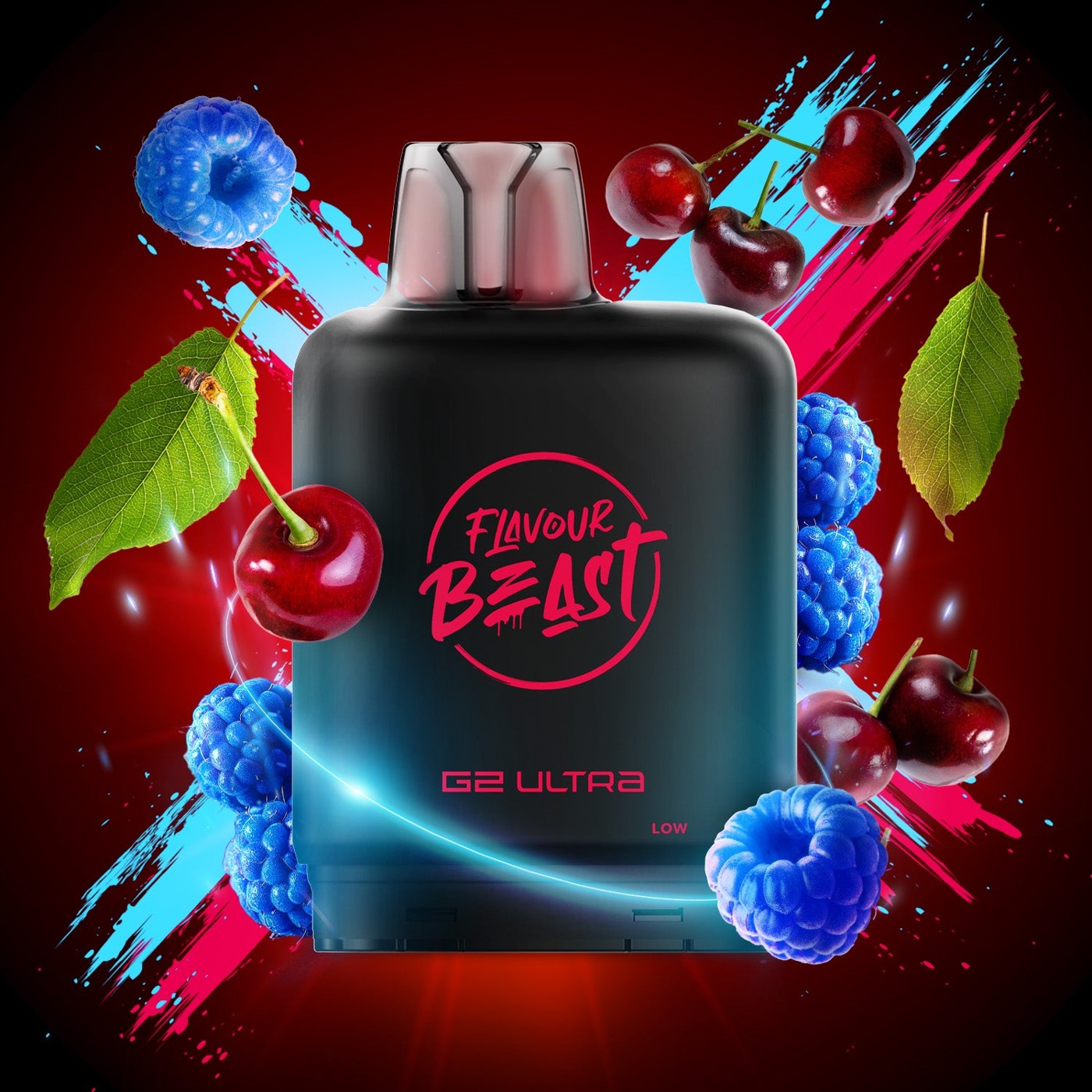 BLUE RASPBERRY CHERRY LEVEL X G2 ULTRA 50K POD pod