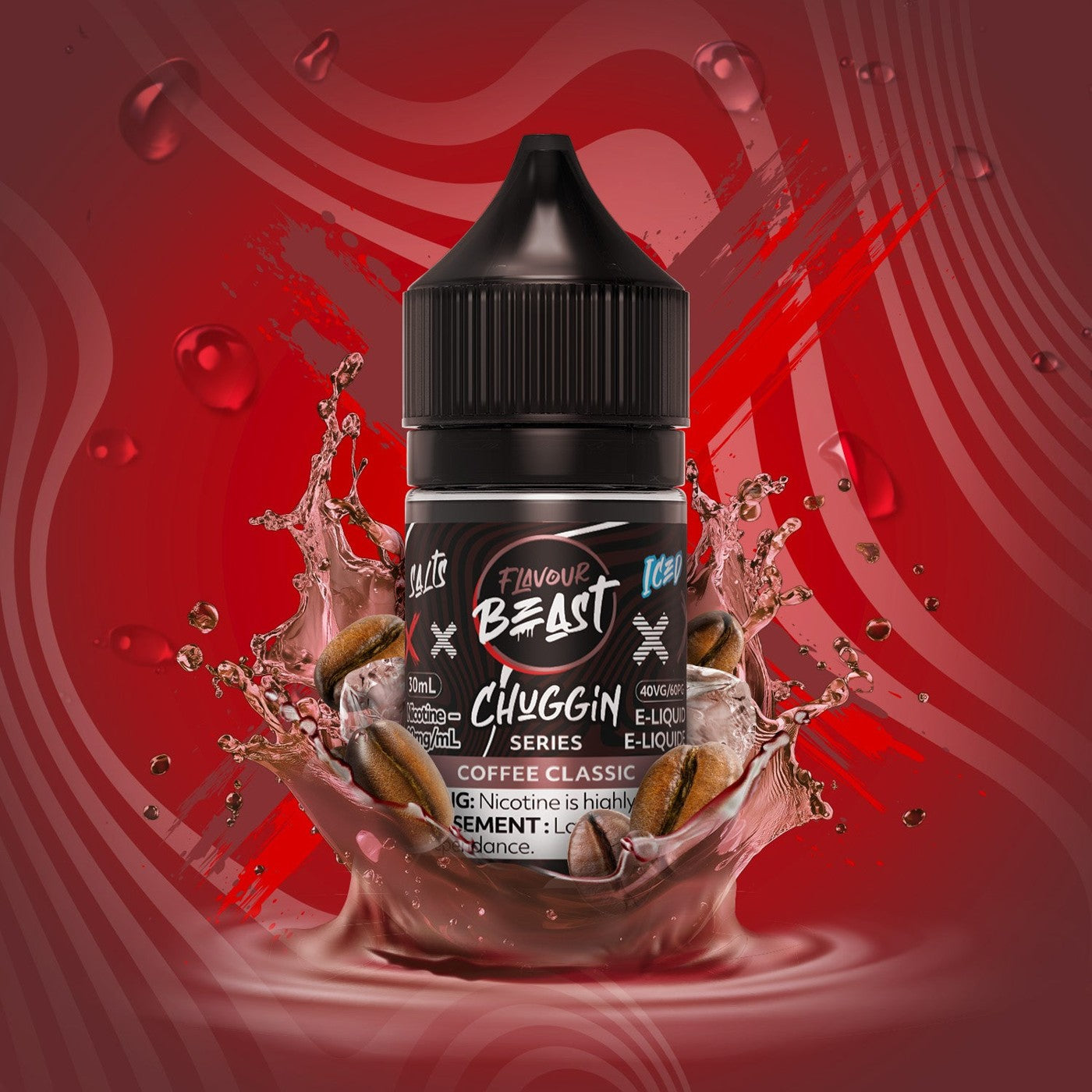 CHUGGIN COFFEE CLASSIC (ICED) FLAVOUR BEAST 30mL salt nic e-liquid
