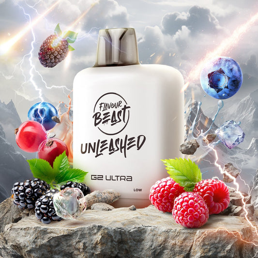 EPIC BERRY SWIRL (ICED) LEVEL X UNLEASHED G2 ULTRA 50K POD pod