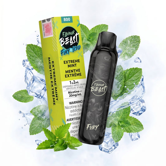 EXTREME MINT FLAVOUR BEAST FURY 800 disposable vape
