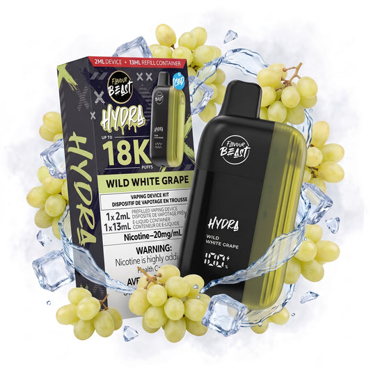 WILD WHITE GRAPE FLAVOUR BEAST HYDRA disposable vape