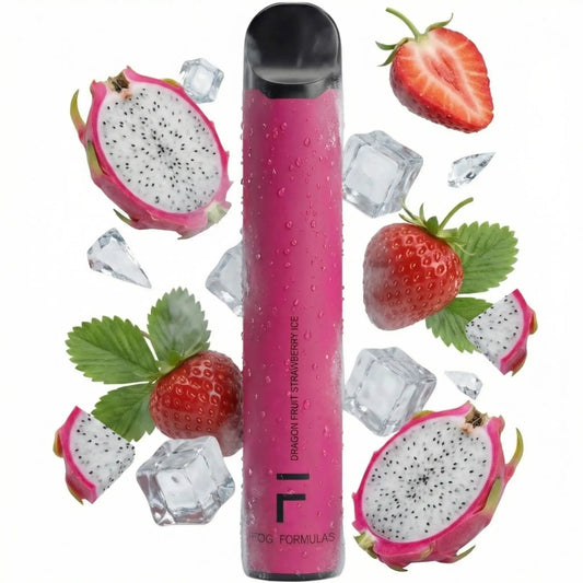 Dragon Fruit Strawberry Ice Fog Formulas disposable vape